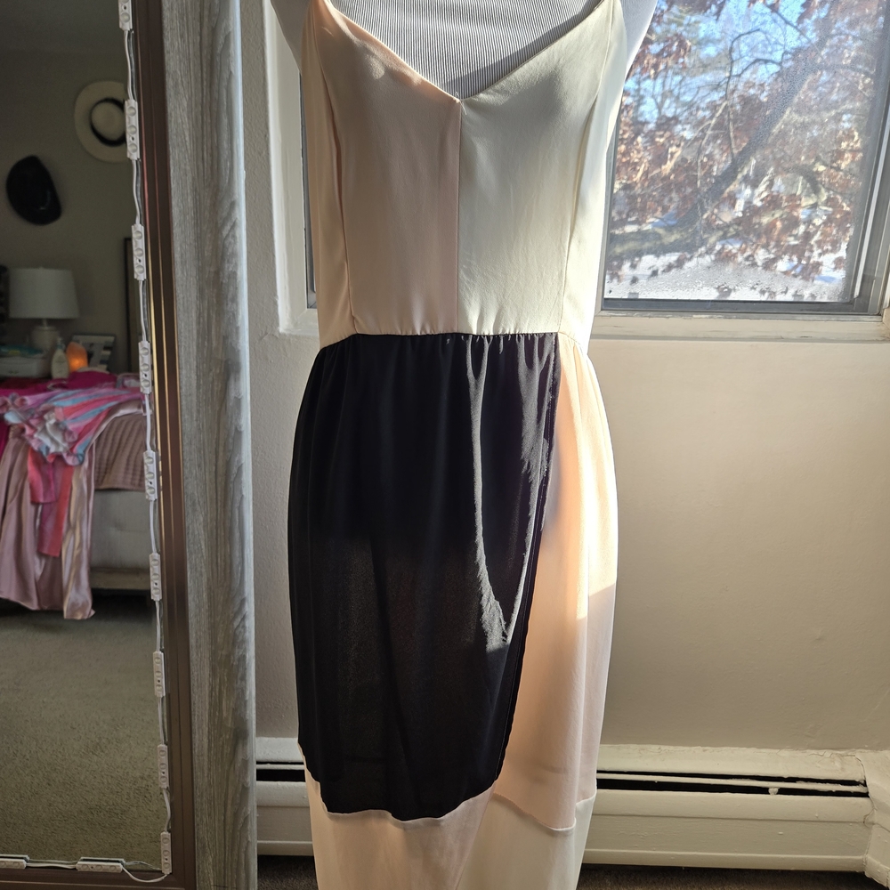 Akira Red Label Colorblock Dress Medium - Picture 2 of 13
